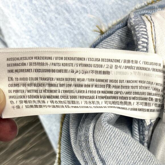 Abercrombie & Fitch Jeans Womens 28/6S Blue Denim Curve Love 90s Ultra High Rise - Picture 11 of 12